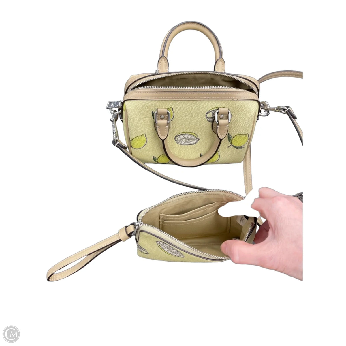 Crossbody Designer By Coach, Size: Small