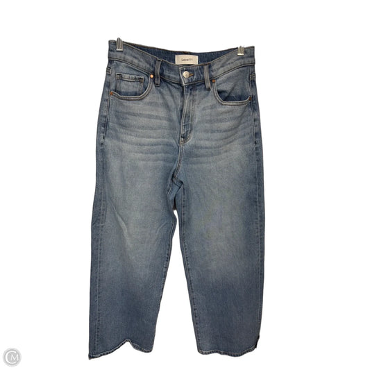 Jeans Wide Leg By Level 99 In Blue Denim, Size: 6