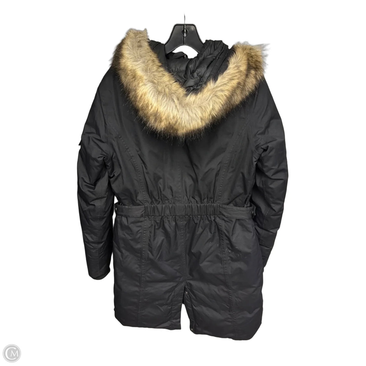 Coat Parka By Eddie Bauer In Black, Size: M