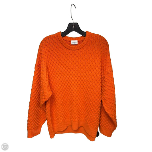 Sweater By Sunday Best In Orange, Size: S