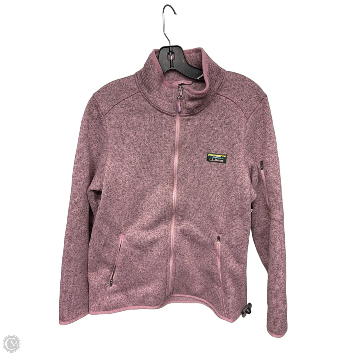 Athletic Jacket By L.l. Bean In Pink, Size: Xlp