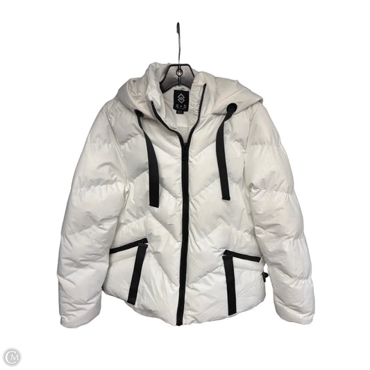 Coat Puffer & Quilted By Cmc In White, Size: L
