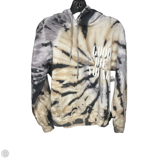 Sweatshirt Hoodie By Cmc In Tie Dye Print, Size: S