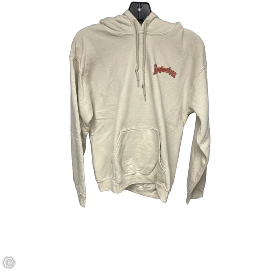Sweatshirt Hoodie By Clothes Mentor In Tan, Size: S