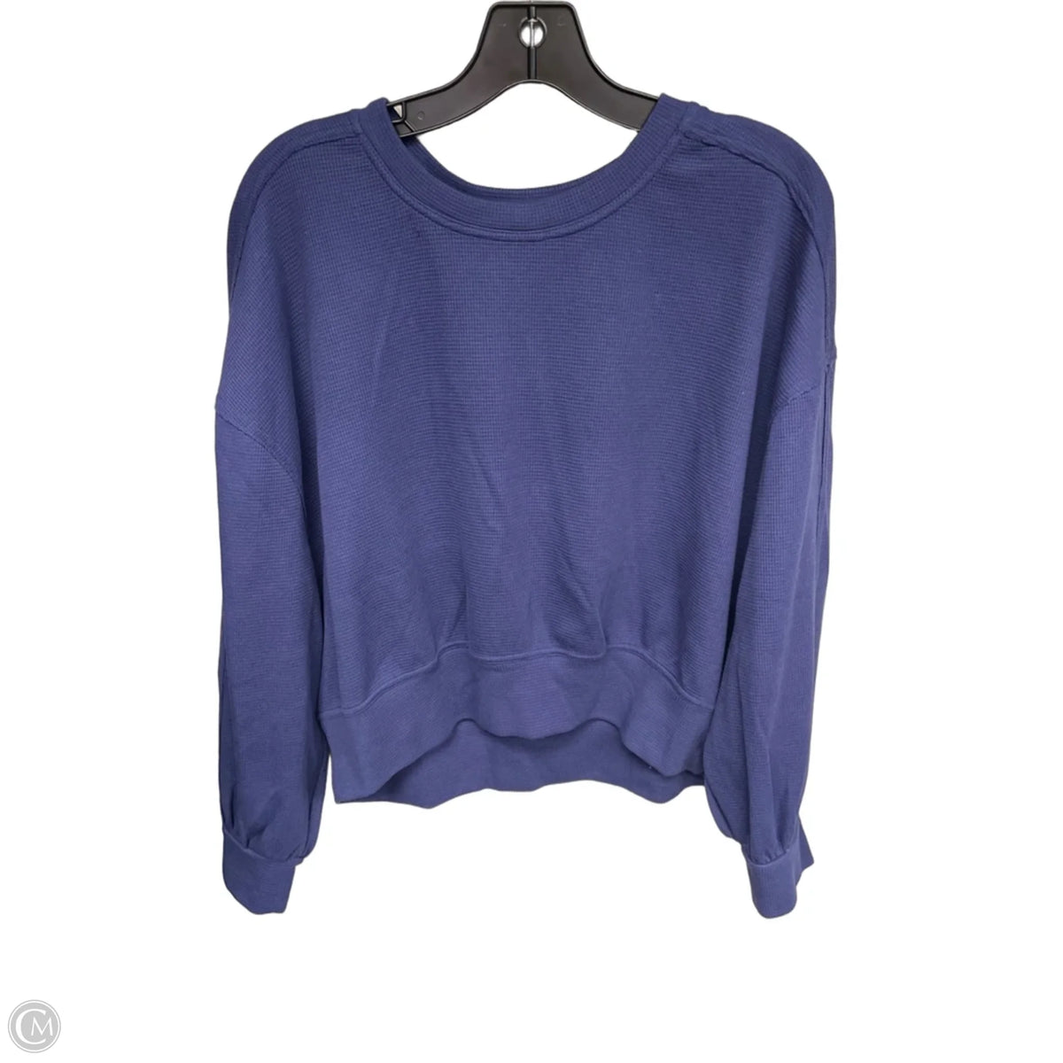 Top Long Sleeve By Double Zero In Blue, Size: L
