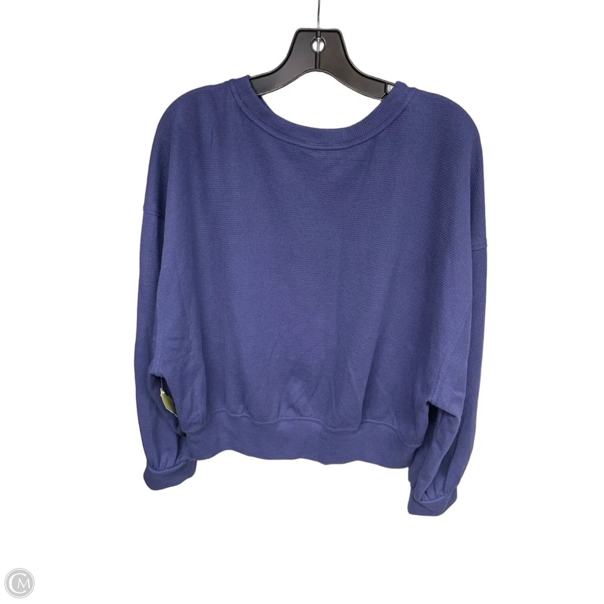 Top Long Sleeve By Double Zero In Blue, Size: L