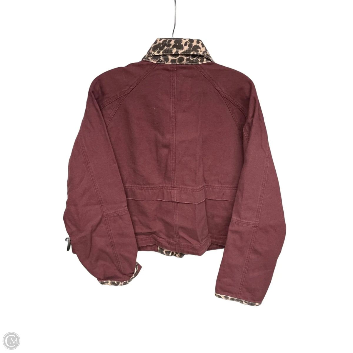 Jacket Denim By Pilcro In Maroon, Size: M