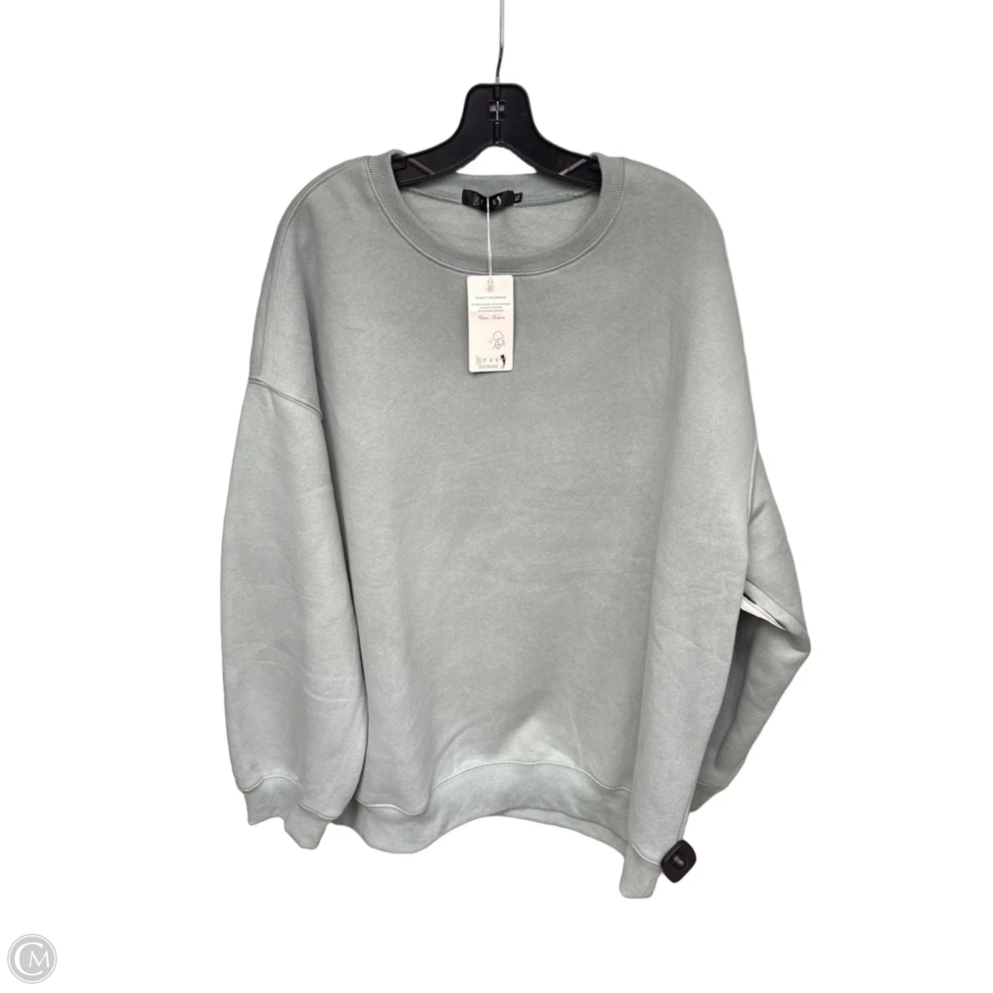 Sweatshirt Crewneck By Clothes Mentor In Green, Size: Xl