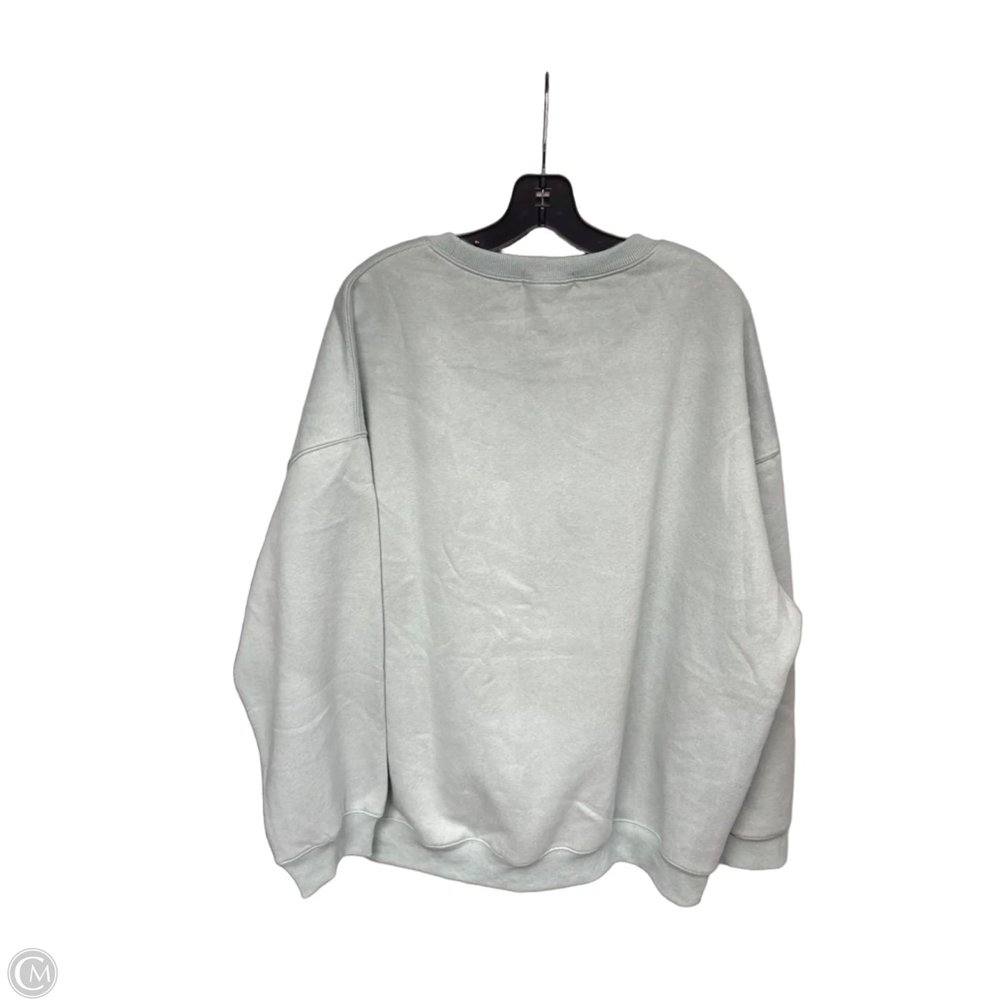 Sweatshirt Crewneck By Clothes Mentor In Green, Size: Xl