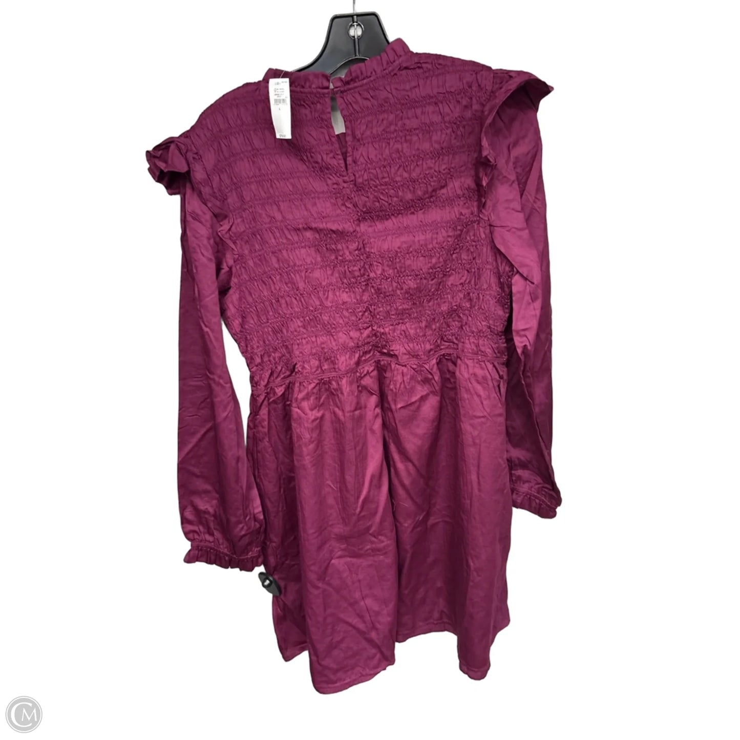 Dress Casual Midi By Gap In Purple, Size: L