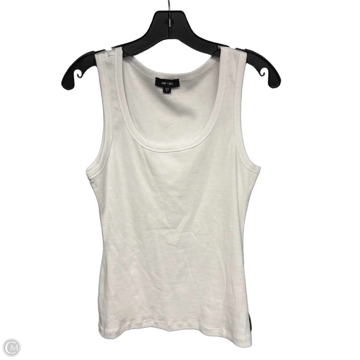 Tank Top By Cmb In White, Size: L