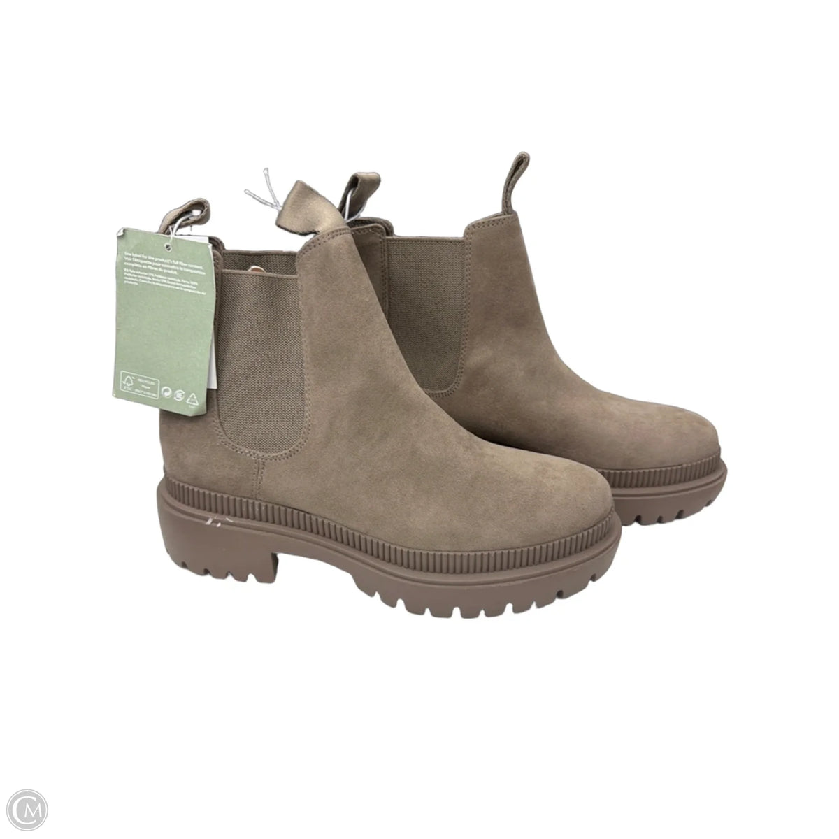 Boots Ankle Flats By H&m In Grey, Size: 7