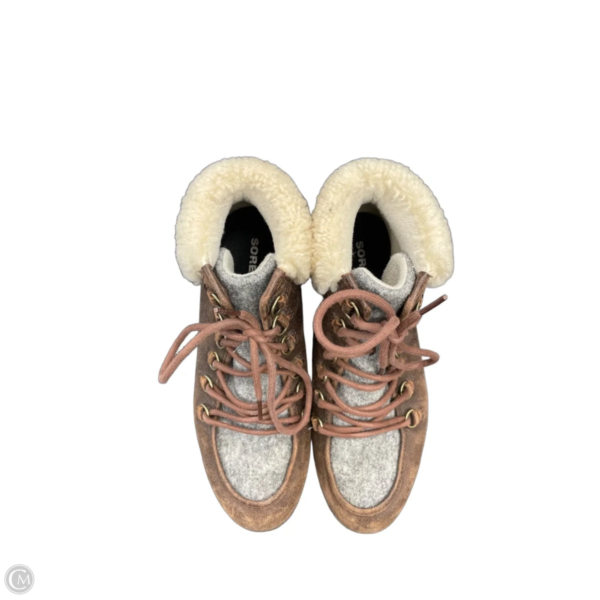 Boots Leather By Sorel In Brown, Size: 8