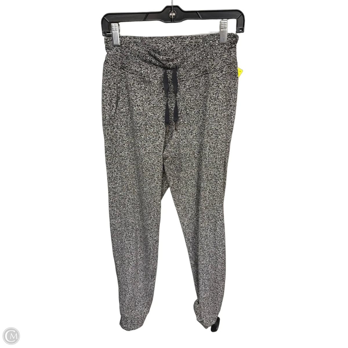 Athletic Pants By Lululemon In Black & White, Size: 4