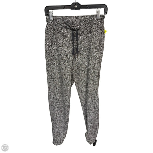 Athletic Pants By Lululemon In Black & White, Size: 4