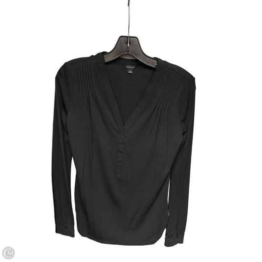 Top Long Sleeve By Ann Taylor In Black, Size: Xs
