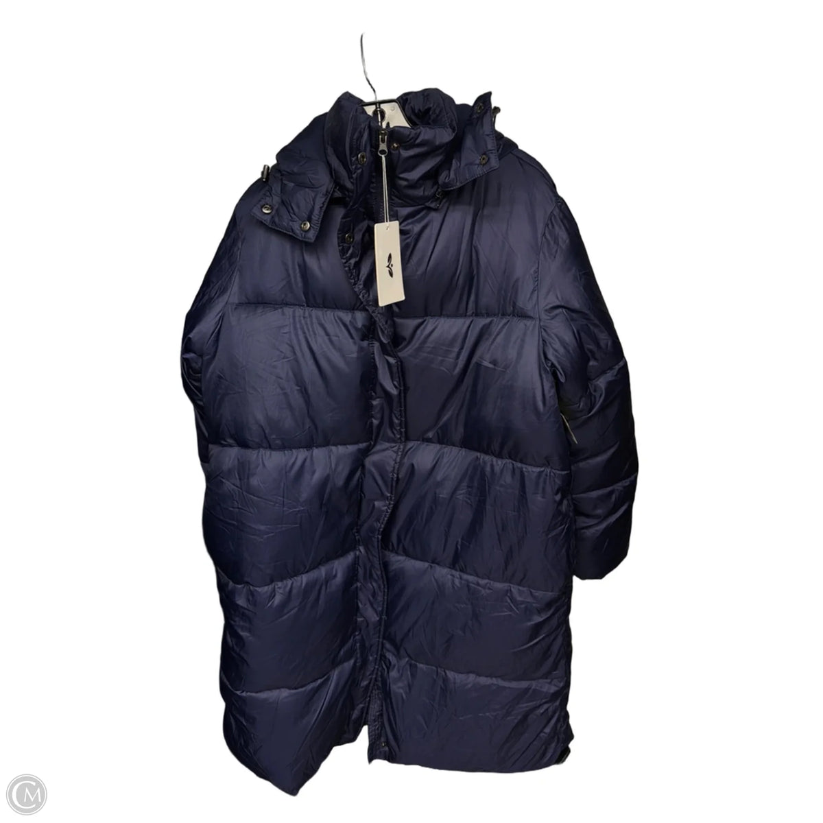 Coat Puffer & Quilted By Clothes Mentor In Navy, Size: Xxl
