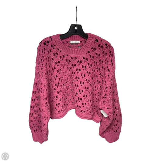 Sweater By Zenana In Pink, Size: S