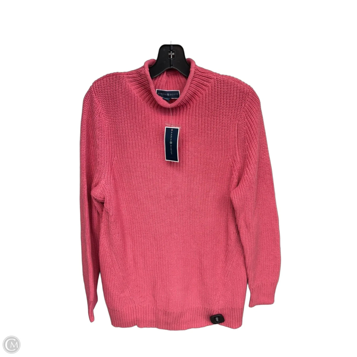 Sweater By Karen Scott In Pink, Size: Xl