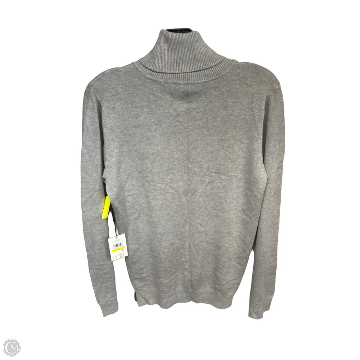 Sweater By Calvin Klein In Grey, Size: M