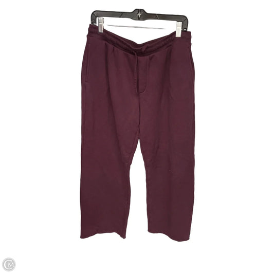 Pants Joggers By J. Crew In Maroon, Size: M