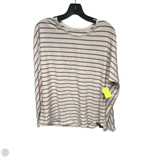 Top Long Sleeve By Frank And Eileen In Tan, Size: L