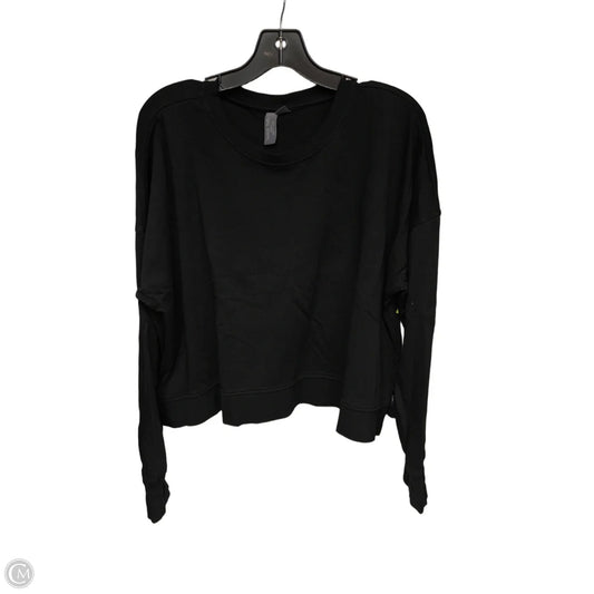 Athletic Sweatshirt Crewneck By Sweaty Betty In Black, Size: 14