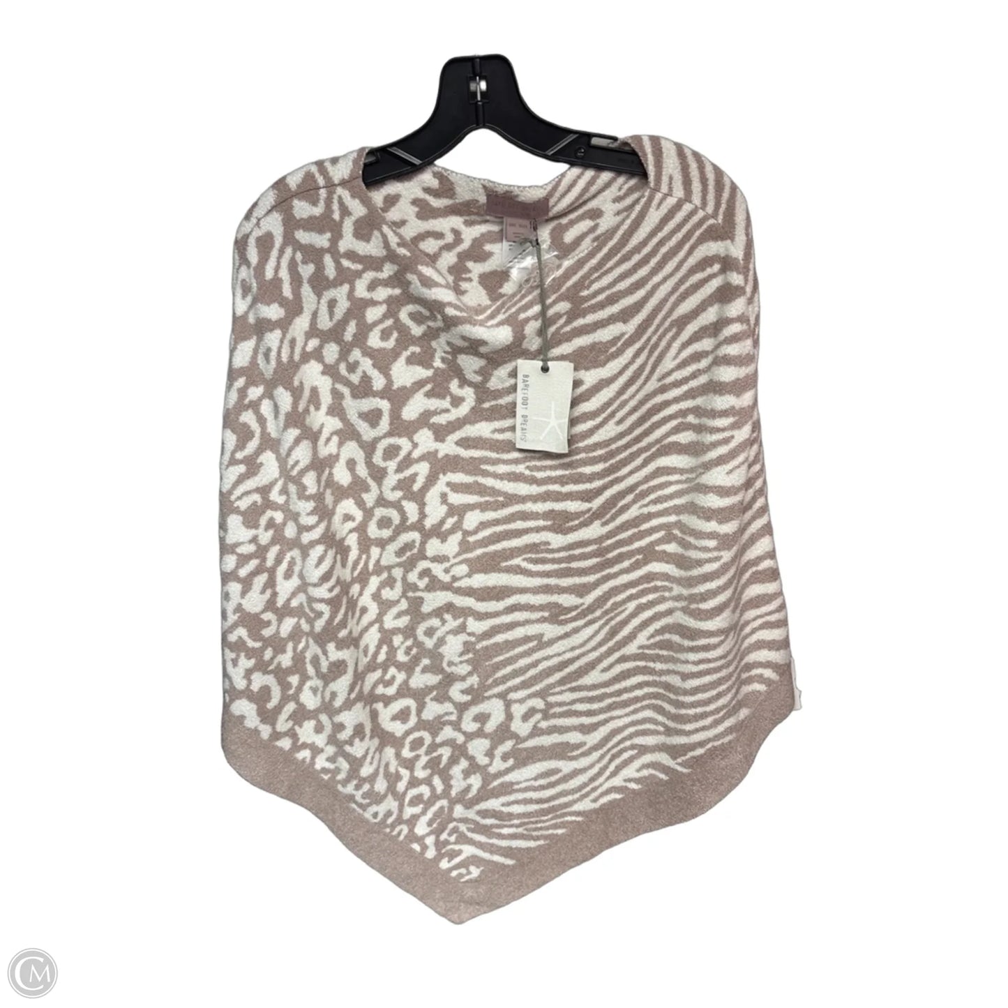 Poncho By Barefoot Dreams In Animal Print, Size: Osfm