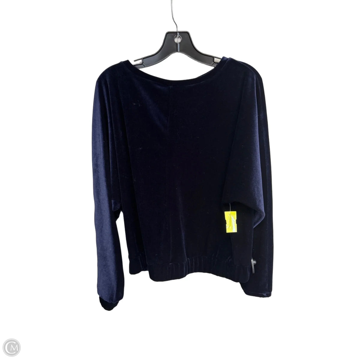 Top Long Sleeve By Cupio In Navy, Size: L
