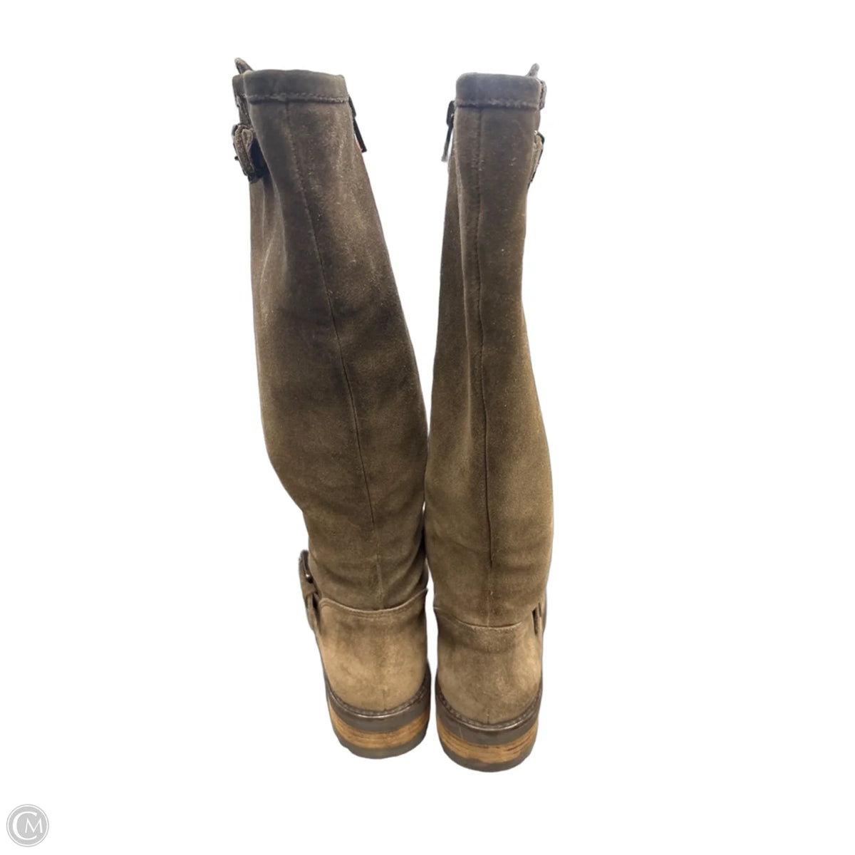 Boots Knee Flats By Cmb In Brown, Size: 8.5