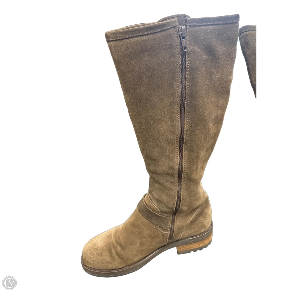 Boots Knee Flats By Cmb In Brown, Size: 8.5