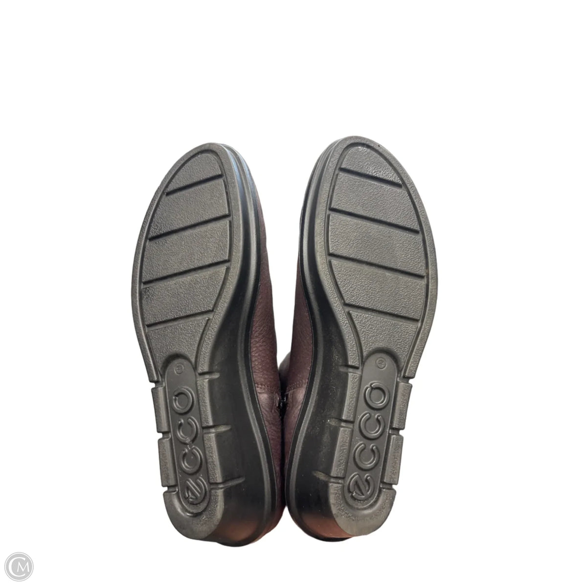Boots Ankle Heels By Ecco In Brown, Size: 9
