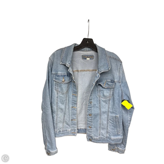 Jacket Denim By Maurices In Blue Denim, Size: L