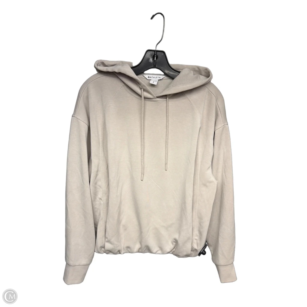 Athletic Sweatshirt Hoodie By Athleta In Grey, Size: S