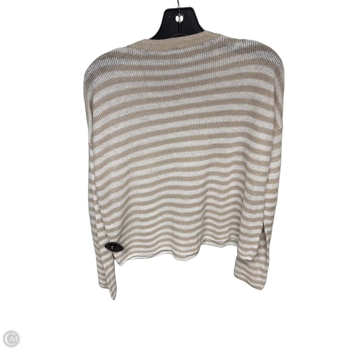 Top Long Sleeve By Eileen Fisher In Striped Pattern, Size: Xxs
