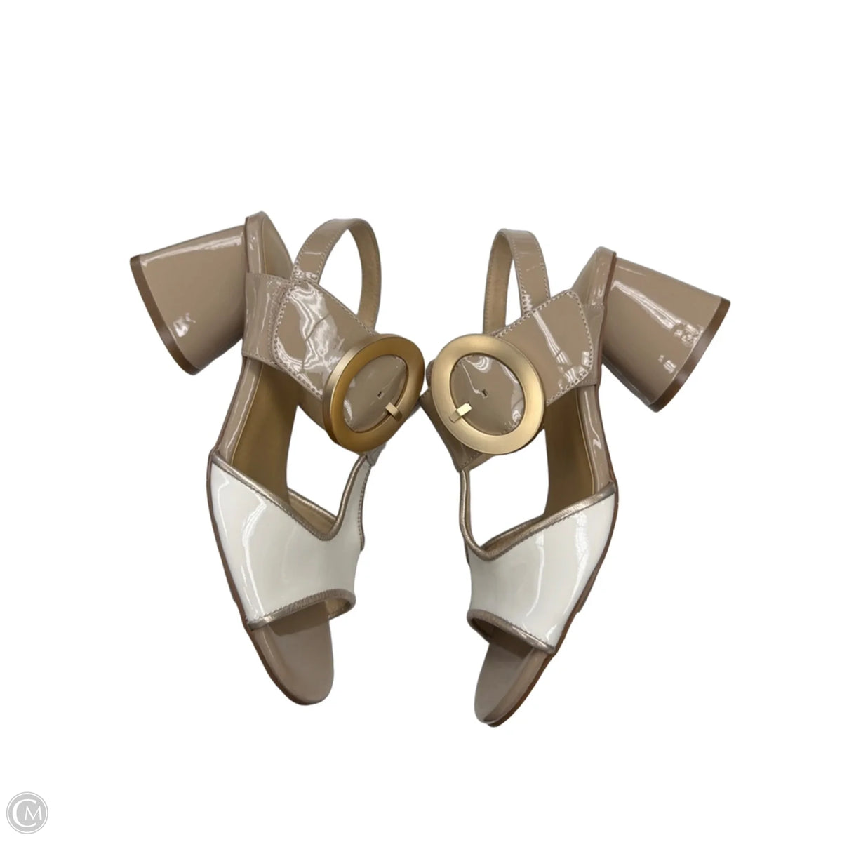 Shoes Heels Block By Vaneli In Taupe, Size: 9
