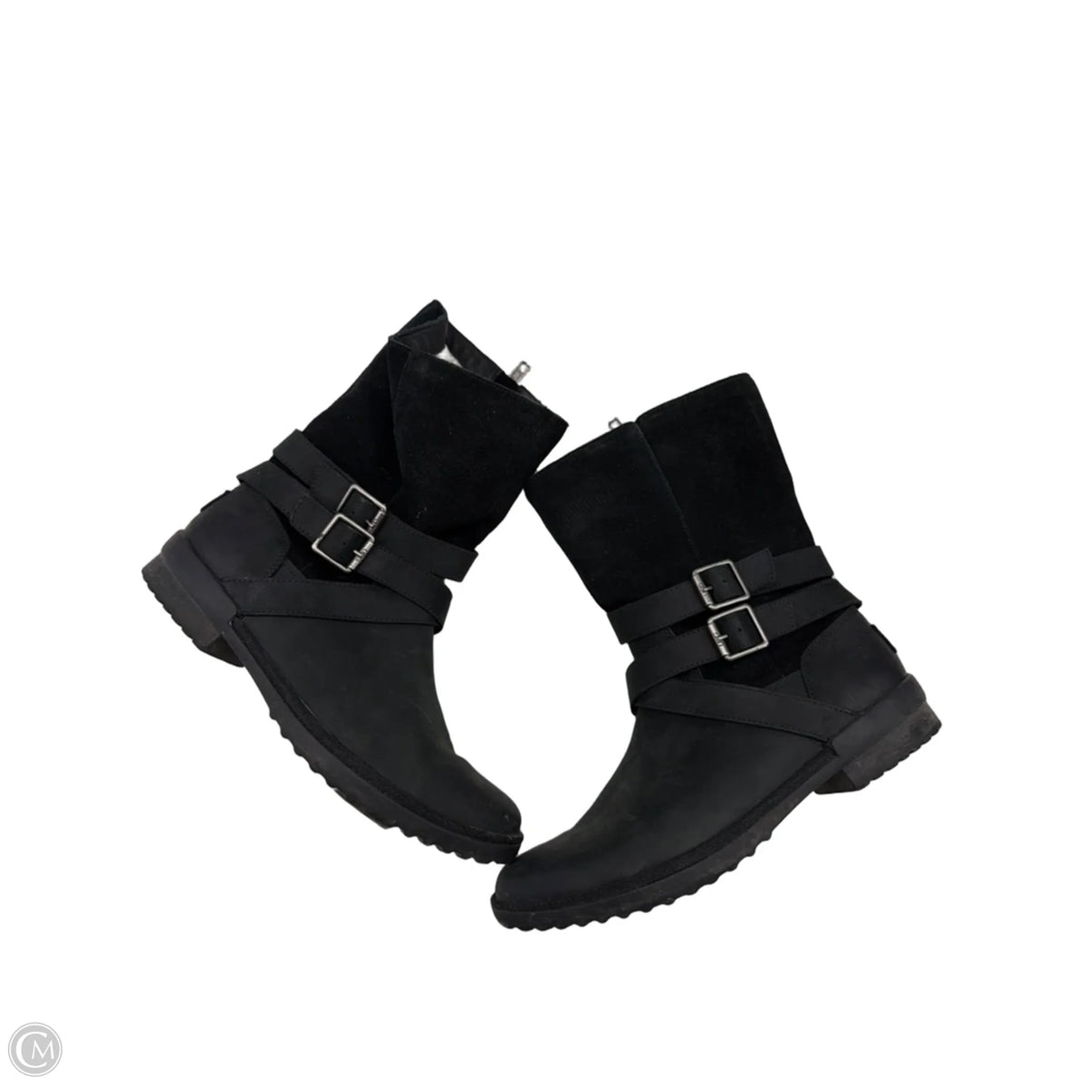 Boots Designer By Ugg In Black, Size: 9