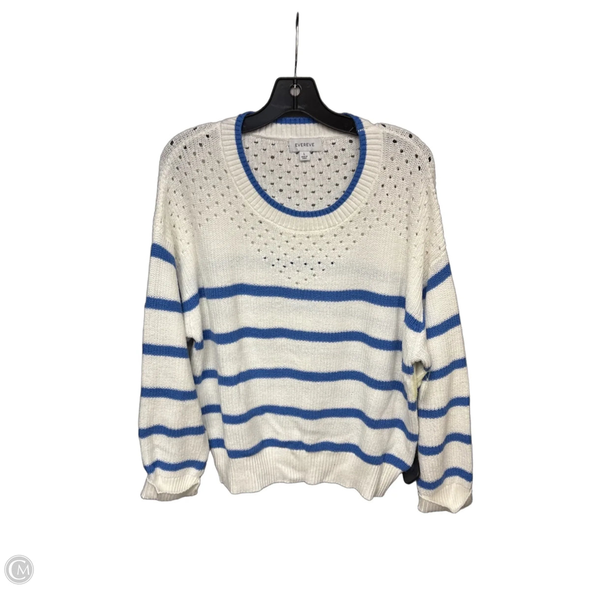 Sweater By Evereve In White, Size: L