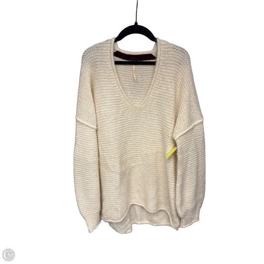 Sweater By Free People In Cream, Size: M