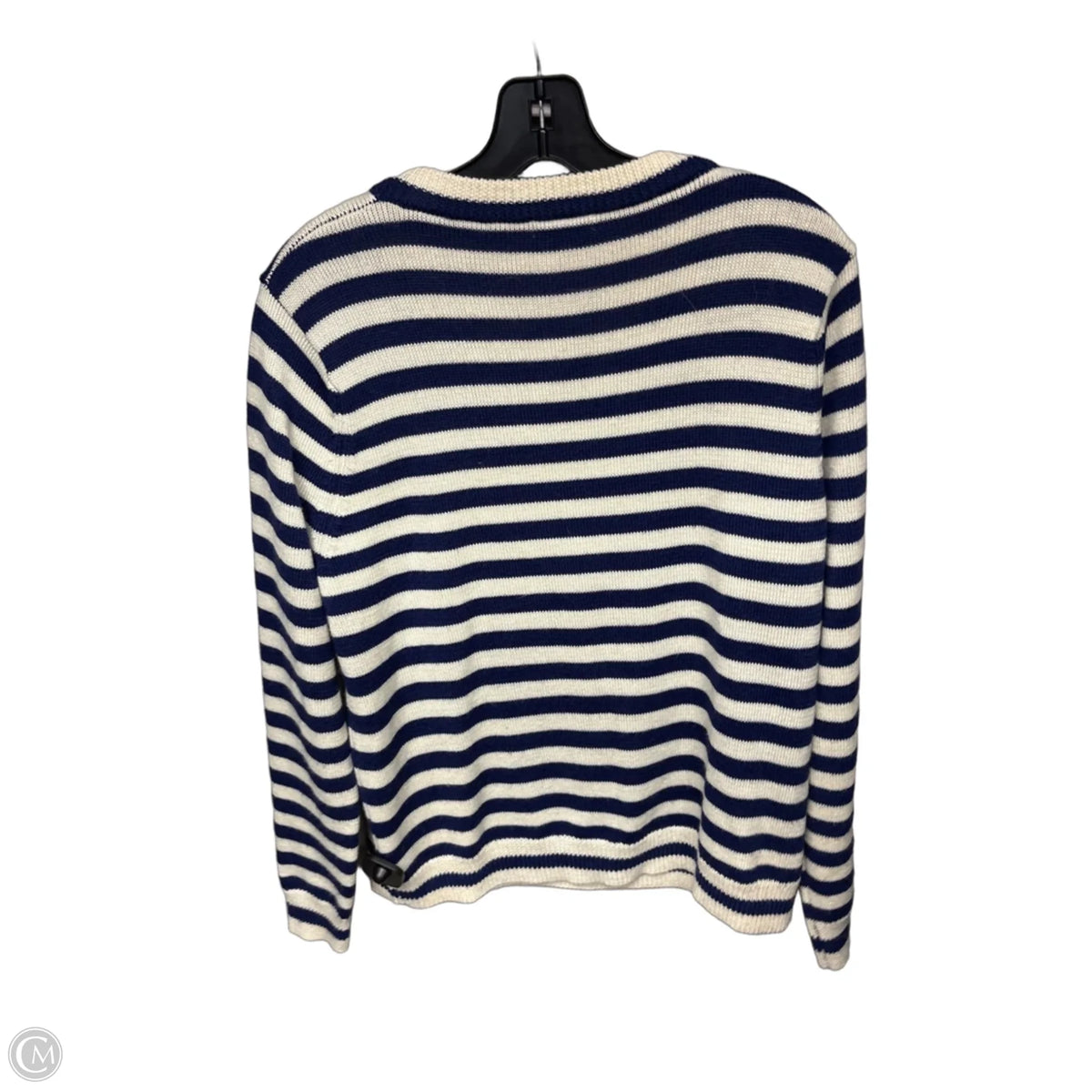 Sweater By Clothes Mentor In Striped Pattern, Size: Xl