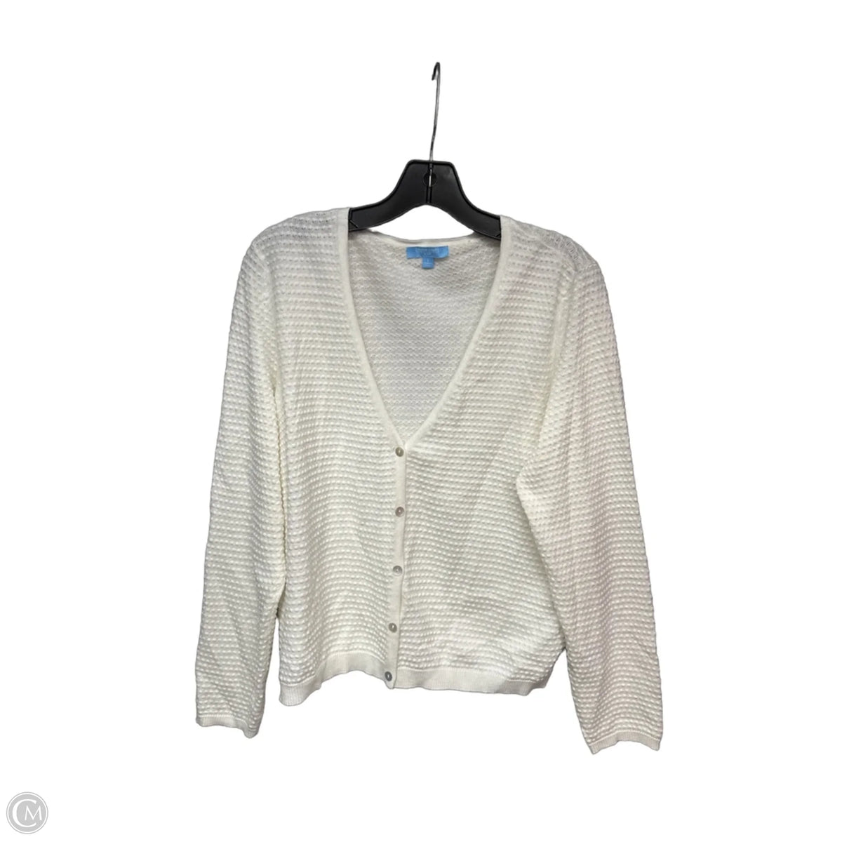 Cardigan By Draper James Rsvp In Ivory, Size: L