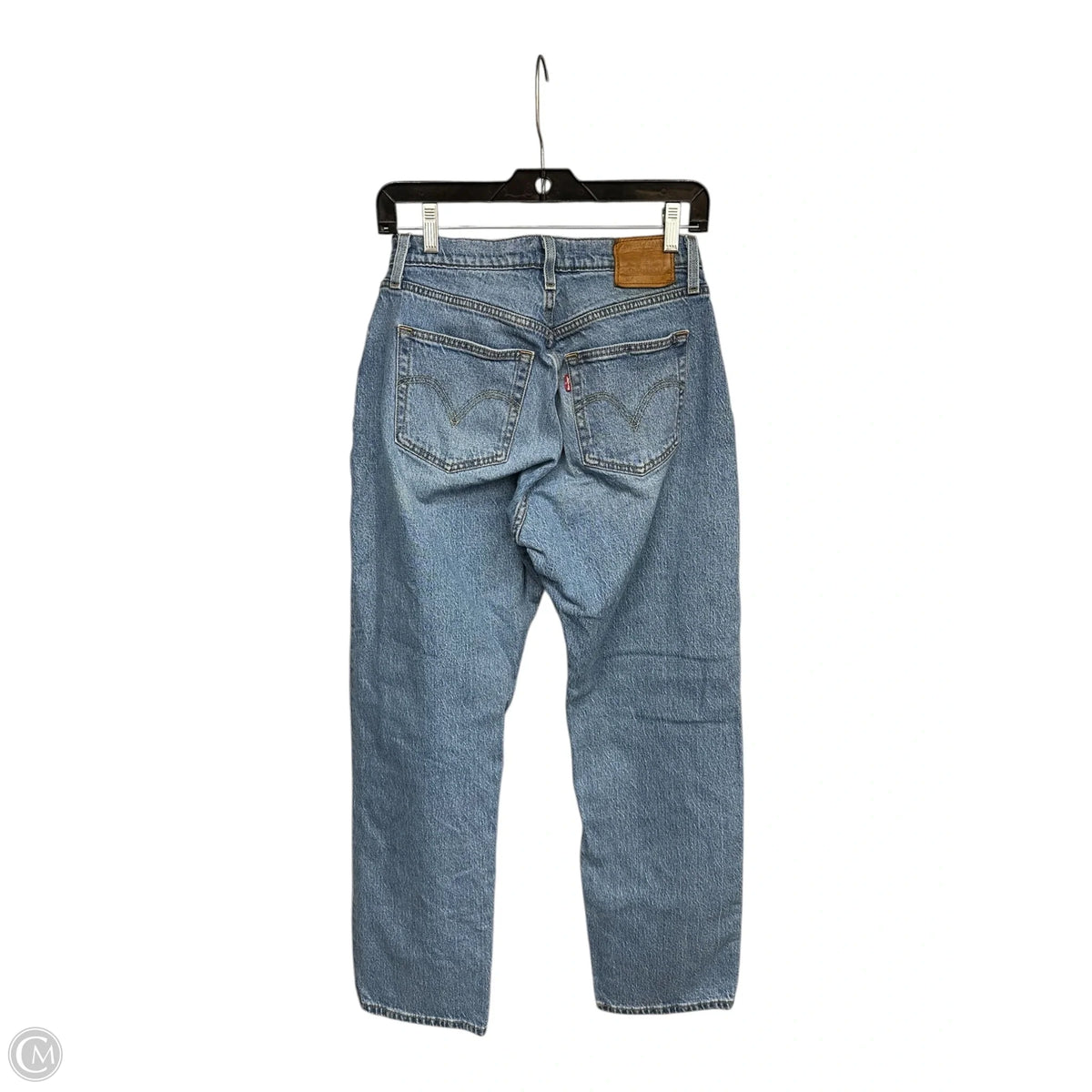 Jeans Straight By Levis In Blue Denim, Size: 6