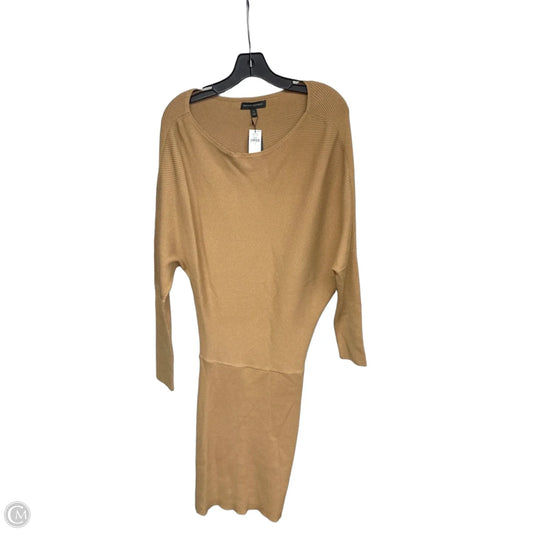 Dress Casual Midi By Banana Republic In Brown, Size: S