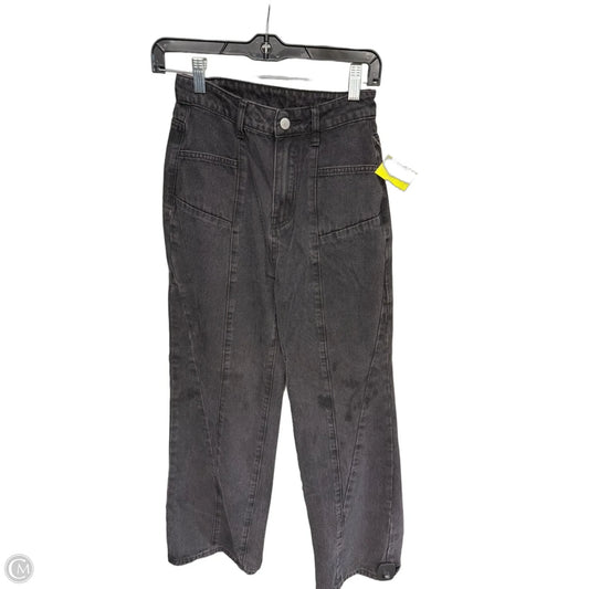 Jeans Straight By Cider In Black Denim, Size: Xs