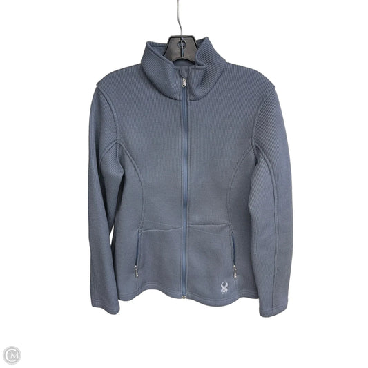 Athletic Jacket By Spyder In Blue, Size: L