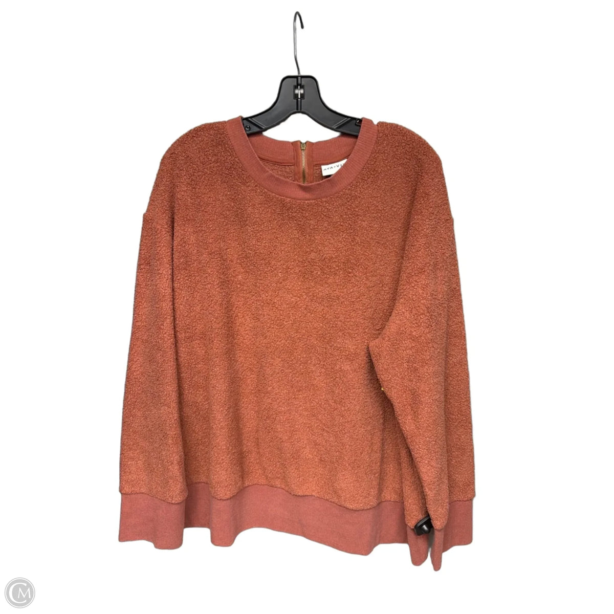 Sweater By Ava & Viv In Orange, Size: 2x