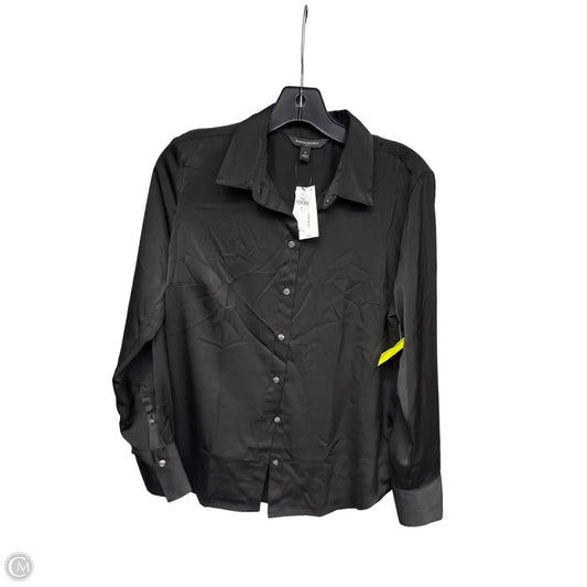 Top Long Sleeve By Banana Republic In Black, Size: S