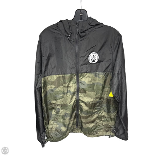 Jacket Windbreaker By Clothes Mentor In Camouflage Print, Size: S