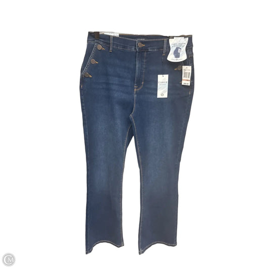Jeans Jeggings By Curve Appeal In Blue Denim, Size: 12