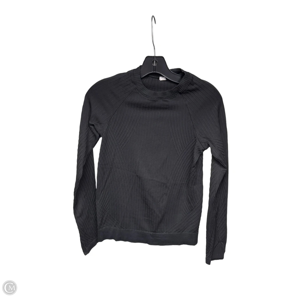 Athletic Top Long Sleeve Crewneck By Lululemon In Black, Size: 2